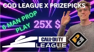 WE ARE LOCKED IN!!! COD League X PrizePicks | 6 MAN PROP | April 21, 2022. SCRAP TURNS UP?!?