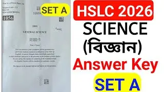 Решения к вопросам экзамена HSLC 2026 по естественным наукам / Ключи ответов к вопросам с множест...