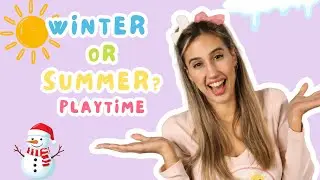 Winter Fun Playtime | Toddler Winter Activities | Learn English Through Play For Kids | Miss Sapsap