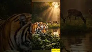 The Silent Hunt &ndash; Tiger Stalking Prey in the Jungle