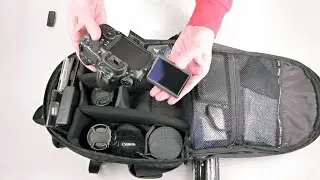 What is in the camera bag for DSLR Video?