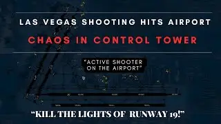 INTENSE!Las Vegas Mass Shooting Shuts Down airport — ATC Chaos Caught in Real Time 2017