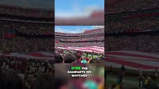 Washington Redskins Commanders National Anthem Game Opener