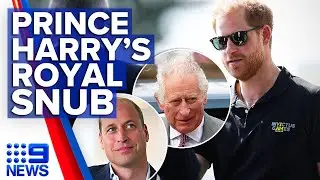 Prince Harry&rsquo;s snub on royal feud in bombshell interview | 9 News Australia