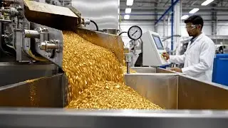 How Thousands of Gold Jewelry Pieces Are Manufactured Every Day — Melting, Casting, Packaging