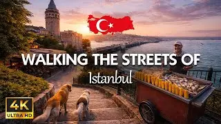 Walking Around Galata Tower 🇹🇷 | Istanbul Walk POV (4K 60FPS)