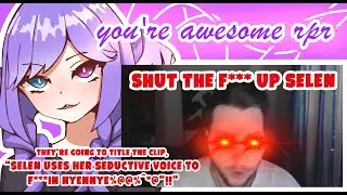 Selen compliments Rpr with a 𝓼𝓮𝓭𝓾𝓬𝓽𝓲𝓿𝓮 voice for the first time