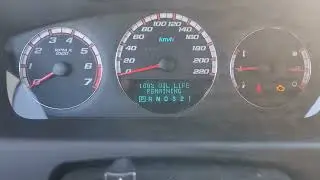 2007 chevy impala v8 oil life reset. fast and easy