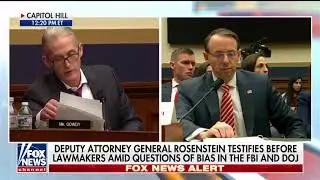 Trey Gowdy vs smirking Rod Rosenstein