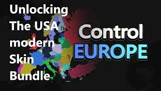 Unlocking the USA modern Skin Bundle In Control Europe | Roblox |