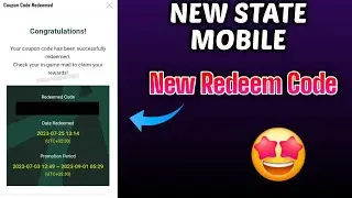 🔥 New State Mobile Redeem Code | New State Mobile Tamil | Phoenix Genie Niru