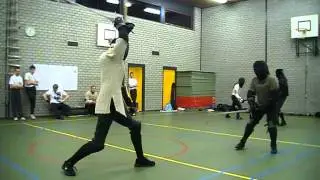 Stefan vs. Marcos - longsword sparring