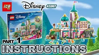 LEGO Disney Princess Castle & Royal Pets 43267 &ndash; 4K Build Instructions Slideshow (Part 1 of 5)