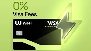 Как работает криптокарта WeFi с 0% комиссией от Visa? Получи бесплатно в описании.