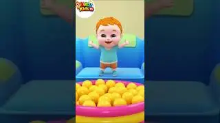 Watch Baby Learn Colors in This Cute Ball Pit Adventure!#viral #kidslerning #cocomelon