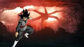 Black Goku vs stranger things