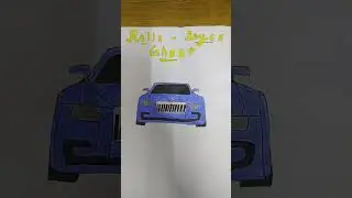 Rolls-Royce ghost car drawing #art #artandcraft #funk #beats #harshit