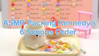 【Litebord Lucky Scoops】ASMR Packing Kennedy's 6 Scoops Order