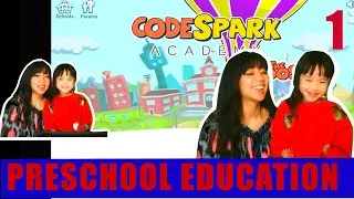 Code Spark Academy gameplay review with Ella and Mommy | Coding Game for Kids | At home kids coding