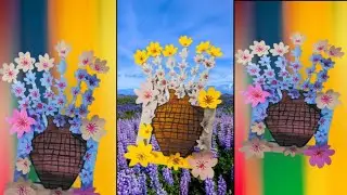 Easy and Quick Paper Wall Hanging Ideas / A4 sheet Wall decor /Cardboard Reuse /Diwali decoration
