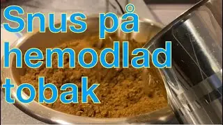 Snus på egenodlad tobak