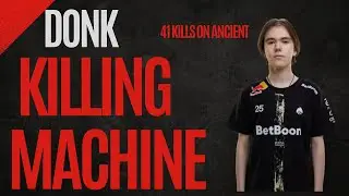 DONK'S MOST KILLS IN ANCIENT! 41 BOMBS! POV CS2
