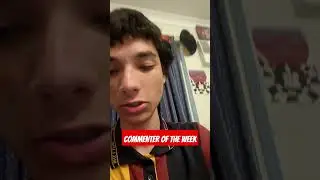 Commenter of the week