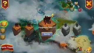(Castle Clash) Main account Forgotten Trial level 27. *VERY HARD*