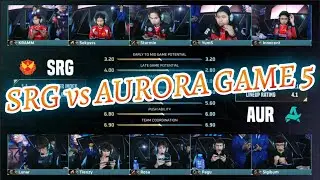 SRG vs AURORA GAME 5: The Final Battle in Tennis Indoor Stadium | M7 Highlights