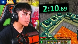 Hice un SPEEDRUN en MINECRAFT