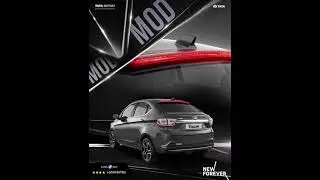 Sharp _ Stylish _ New Tigor with Shark Fin Antenna _ High Mounted Break Lights