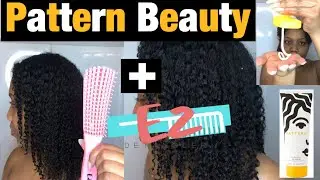Deep Conditioning with Pattern Beauty + EZ Detangler Brush | Review & Demo