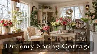 Dreamy Spring Cottage Farmhouse 🌿|  Small Space Vintage Rustic Home Decor Ideas