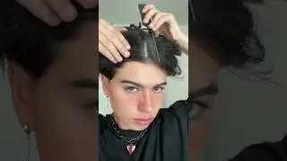 Messy middle part💇&zwj;♂️
