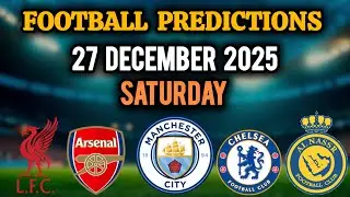 Football Predictions 27th December 2025 | Premier League, AFCON & Worldwide Football Predictions