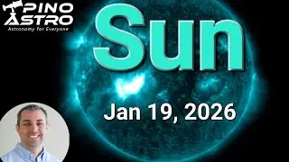 Sun in UV: Jan 19, 2026 #PinoAstro - Solar Dynamics Observatory - Flares, CME & Coronal Holes! #NASA
