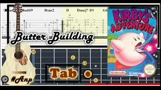 Guitar Tab - Butter Building (Kirby's Adventure) OST Fingerstyle Tutorial Sheet Lesson #Anp
