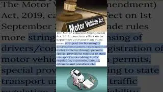 Central Motor Vehicle act 2019 | #shorts | #cmv | #charmuruganlawassociates
