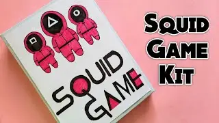 DIY Squid game paper kit | How to make diy  squid game paper kit