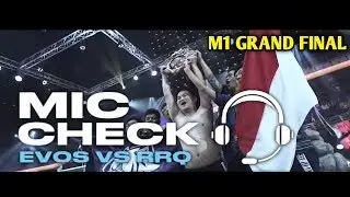 Mic Check EVOS VS RRQ di M1 Grand Final (Indonesia) #Highlights #Reupload