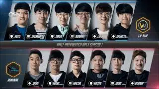 [ENG] LW Blue VS  Runaway  OVERWATCH APEX S1 2016-11-15