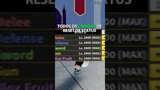 TODOS OS C&Oacute;DIGOS DE RESET STATUS DO BLOX FRUITS!