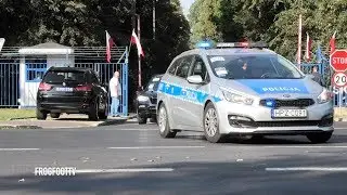 Police and Secret Service escorting Montenegro President Milo Djukanović