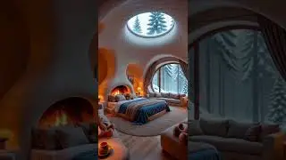 &ldquo;Cozy Winter Cave Bedroom Design | Aesthetic Room Ideas | Snow House Interior&rdquo;