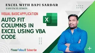 ⚡ Auto Fit Columns in Excel with VBA Code! 📊 Set up data like a pro in seconds! 💡