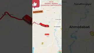 VARAVAL-MUMBAI SAURASTRA JANTA EXPRES #train #railway #indianrailways #shorts #somnathtemple #mumbai