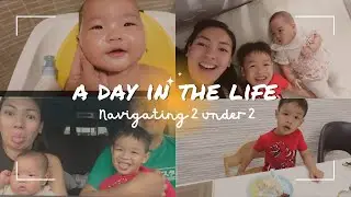 Day in The Life with a Baby and Toddler 👶🏻👦🏻 2 under 2!