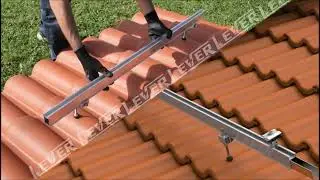 Solar mounting structure with hanger bolt  LEVER SOLAR
