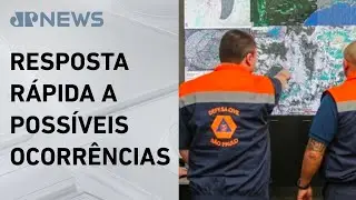 Defesa Civil mobiliza gabinete de chuva em SP
