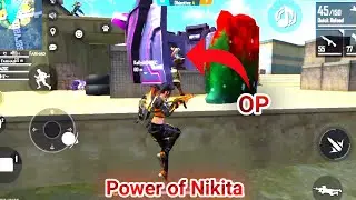 Power of Nikita character use and Test | Free Fire Nikita character Use and ability Test